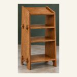 Illustrative oak dictionary stand