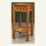 Illustrative oak fern stand