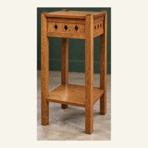 Illustrative oak fern stand