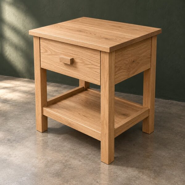 tsp-modern-side-table-hero Drawer side table with a lower shelf โ illustrative project visualization